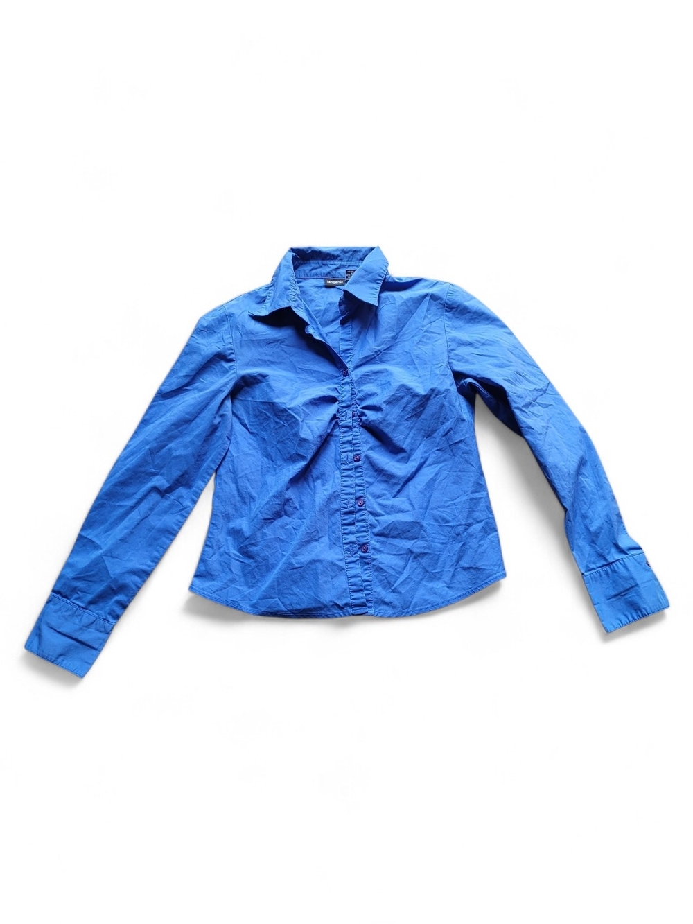 Crisp Blue Button-Up Shirt